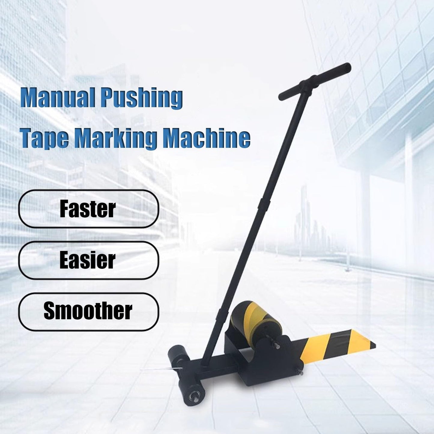 Floor Tape Applicator - Court Line Tape Machine Paint Applicator Sticker Applicator Tool - Fits Tape Up to 5.9" in Wide