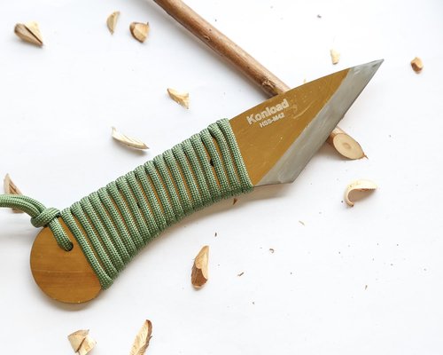Konload Garden Knife Grafting Tools HSS-M42-HRC66-69 Full-Tang Handmade Grafting Knife for Budding Bonsai Tools