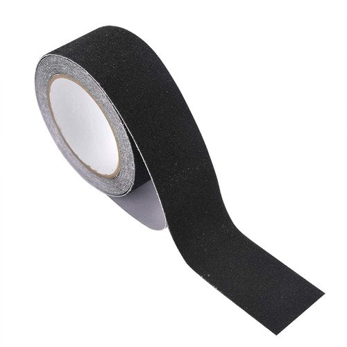 Anti Slip Tape, 16.5ft 2inch Non Slip PVC Tape Safety Tape for Stair Step Floor Safety Decor (Black)