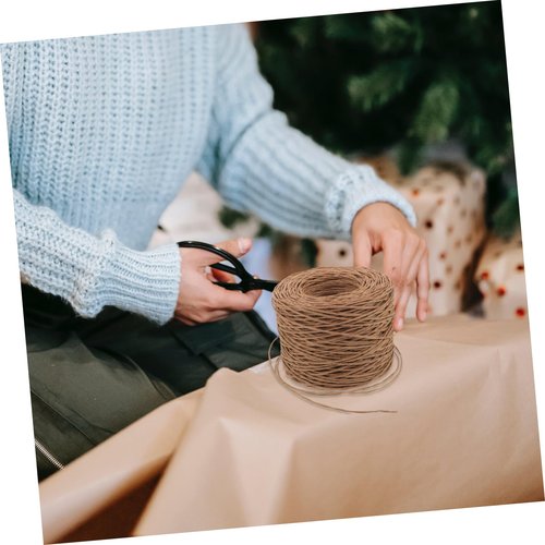Angoily 150m Heavy Duty Paper Twine Packaging Rope Wrapping Twine Binding for Box Packaging Party Decorations Wrapping
