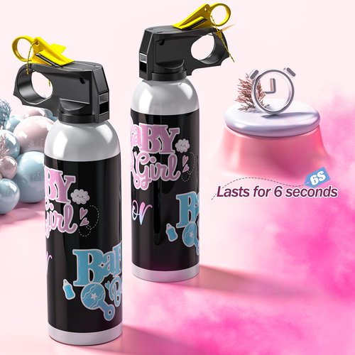 POPUPARTY Gender Reveal Fire Extinguisher Color Blasters, 1 Pink Blaster, 1 Blue Blaster