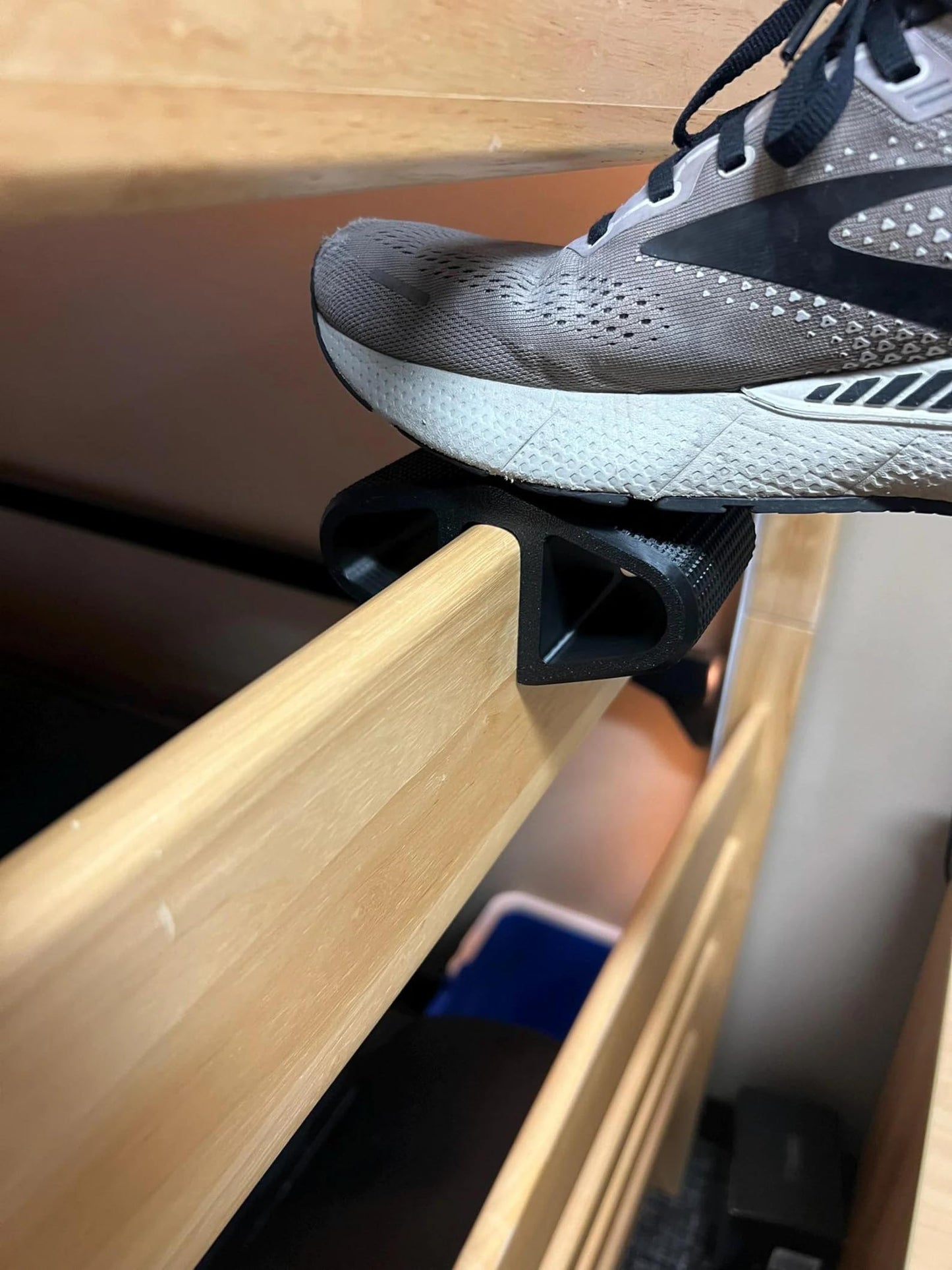 College Dorm Bed Ladder Foot Support for Dorm Bunk & Loft Beds, No Tools Needed, Adds Comfort & Safety, Fits Most College Dorm Bed Ladders