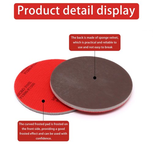 BENLIUDH 5 Inch Bowling Ball Sanding Pads, Bowling Sanding Pads Cleaner Kit 180, 400, 800-1000, 1200-1500, 2000, 3000, 4000, 5000 Grit (8pcs)