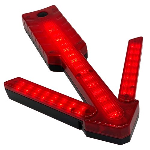 Foxfire LED Traffic Warning Arrow, 4 Flash Patterns, Visible 3/4 a mile for Firefighters, First Responders, Construction Zones, Easy Traffic Direction
