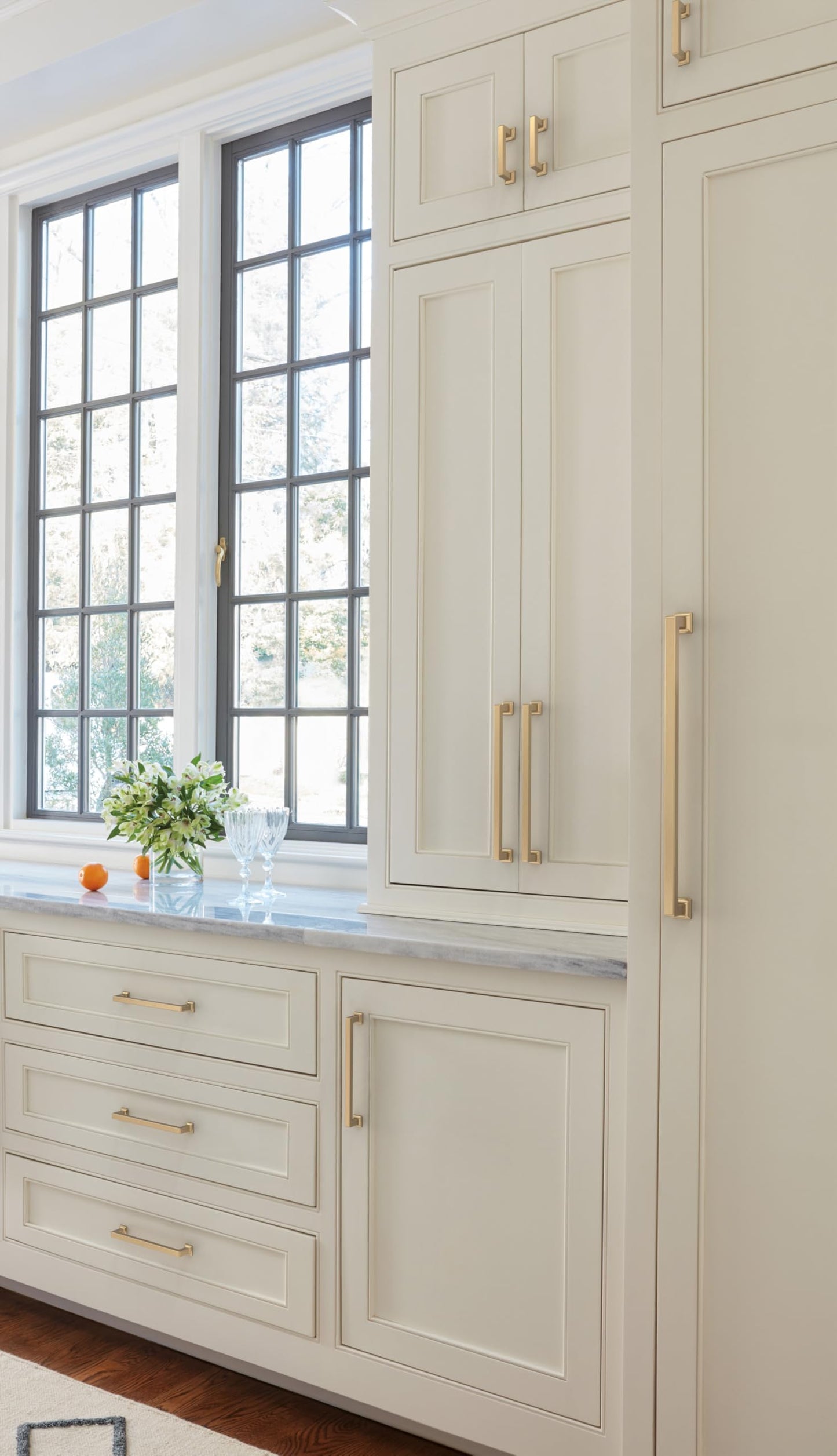 Amerock Lintel 10-1/16 inch (256mm) Center-to-Center Champagne Bronze Cabinet Pull, BP37447CZ