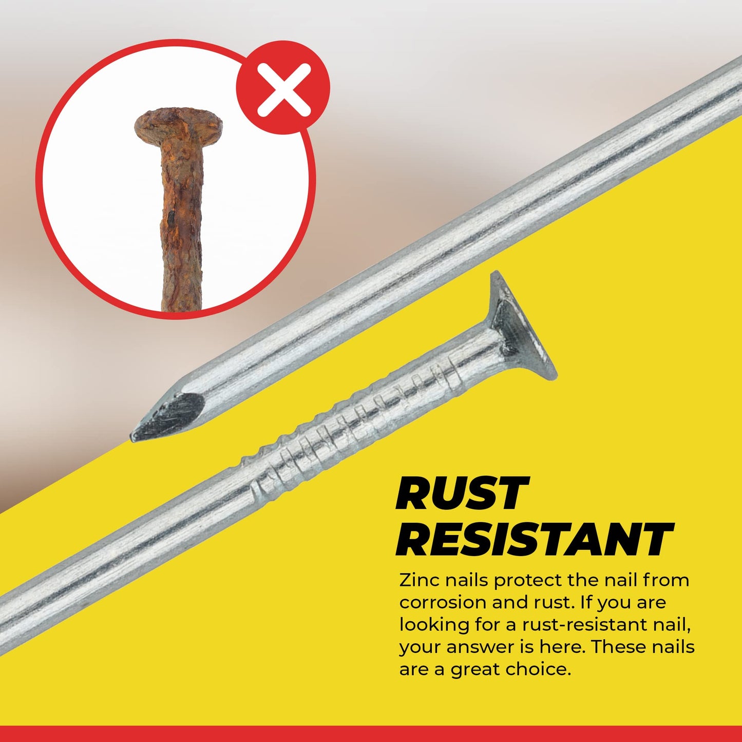 Qualihome Hardware Nail Assortment Kit, Includes Finish, Wire, Common, Brad and Picture Hanging Nails