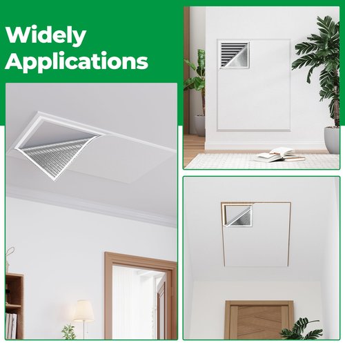 Forestchill Attic Door Insulation Cover, Attic Stairs Ceiling Shutter Seal Cover with Velcor Strips, Air Tight Insulation Cover for Attic Access, 39" x 39", Easy Cut to Fit