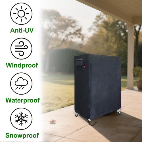 Outdoor Swamp 600D Heavy Duty Cooler Cover, Evaporative Air Cooler&Portable Air Conditioners Cover Fits Hessaire, Uthfy, MEPTY, FANCOLE, Air Choice, ROVSUN (23" × 21" × 37")