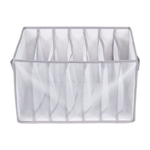Univivi Extra Large Wardrobe Clothes Organizer Closet Organizer Portable Pants Sweaters Organizer for Closet,T-Shirt, Underwear, Upgraded 7 Grids Jeans Hoodie Organizer Clothes Organizer - Set of 2