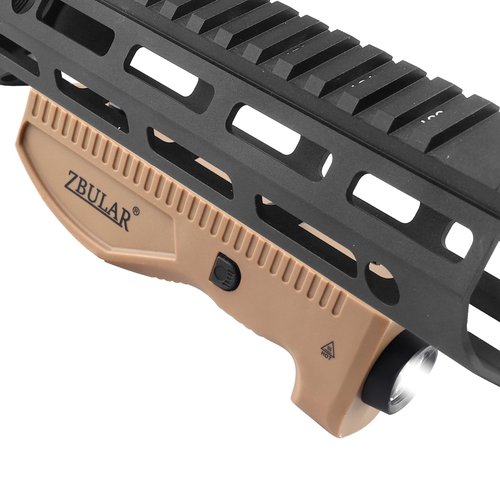 ZBULAR Tactical Weapon Light, 1450 Lumens, M-Lcok Compatible, Strobe Function,USB Rechargeable, Desert Tan