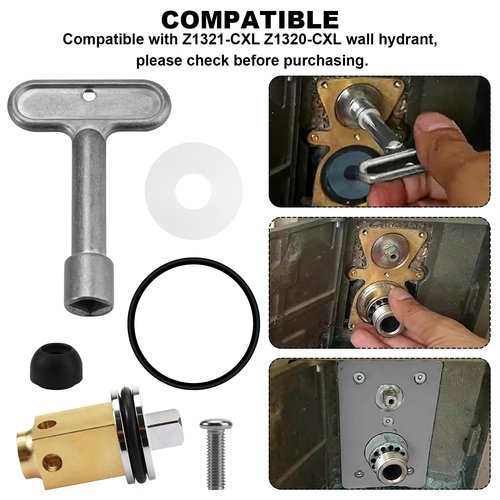 Wall Hydrant Repair Kit, Fits for Zurn HYD-RK-Z1321-CXL Z1321-CXL/ Z1320-CXL