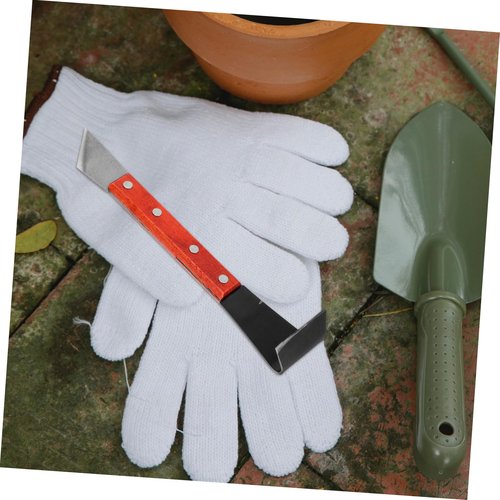 LIOOBO Bark Peeler Easy Tree Bark Cutters for Park Use Comfortable Wooden Handle for Gardening Random