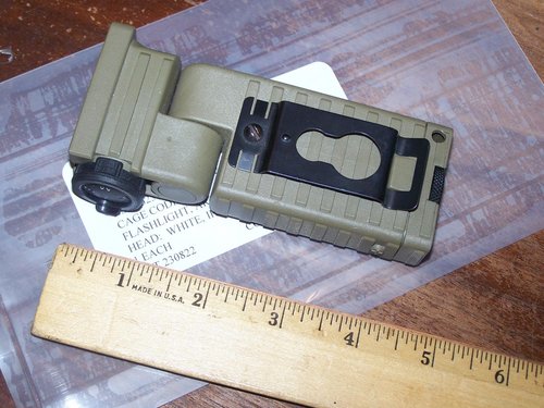 2 Military Surplus 14032 Sidewinder Tactical Flashlight Coyote