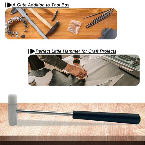 Lightweight Hammer, Small Hammer for Jewelry Making, Small Size Craft Mallet for Toy Building Projects, Watch, Woodworking, DIY, Leather
