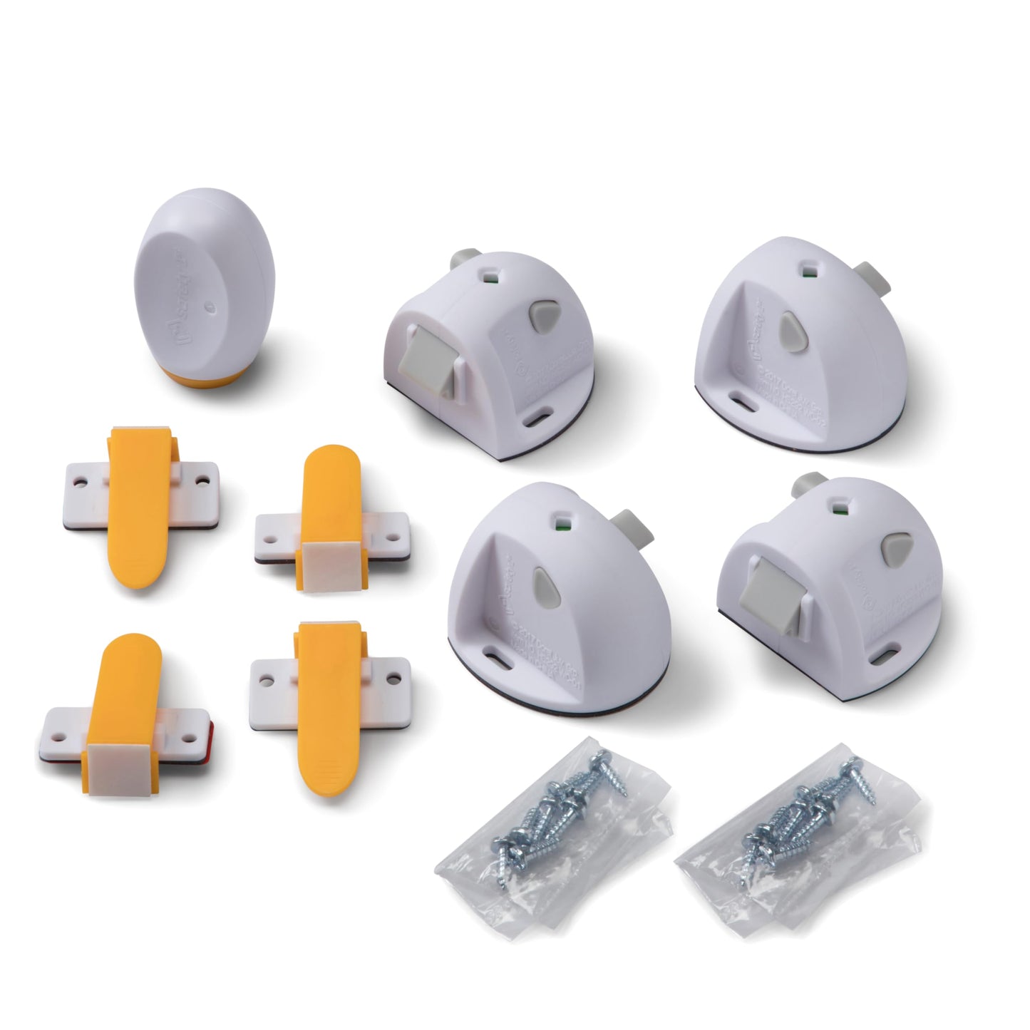 Safety 1st Adhesive Magnetic Lock System, 4 Locks And 1 Key