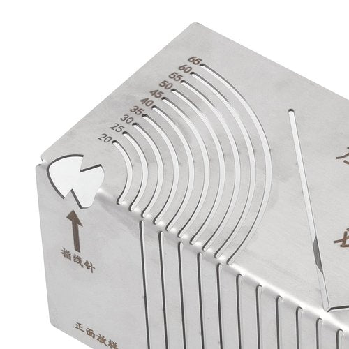 KoovDem Square Tubing Marking Tool 2 Pcs Angle and Arc Marking Tool Multi Functional Stainless Steel Linear Arc Scriber for Pipe Cutting Welding