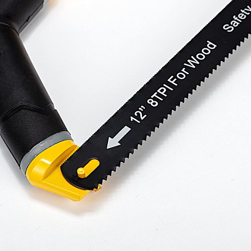 KATA Hacksaw Frame Set, 10'' Mini Hacksaw and Drywall Saw/Jab Saw, Including 4pc Extra Flexible Bi-Metal HSS Blades, Handsaw for Metal, Wood, PVC Pipes