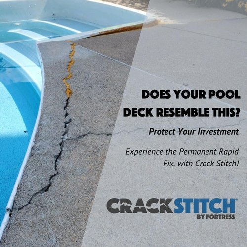 CrackStitch 15-Stitch Concrete Crack Repair Kit with Epoxy | DIY Foundation Crack Repair | for Basements, Garages, & Pools | Carbon Fiber & Kevlar Reinforcement for Concrete Floors, Walls & Block