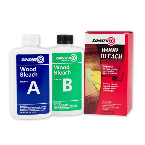 Zinsser 300451 Wood Bleach, Part A and B, 8 Ounce (Pack of 2)