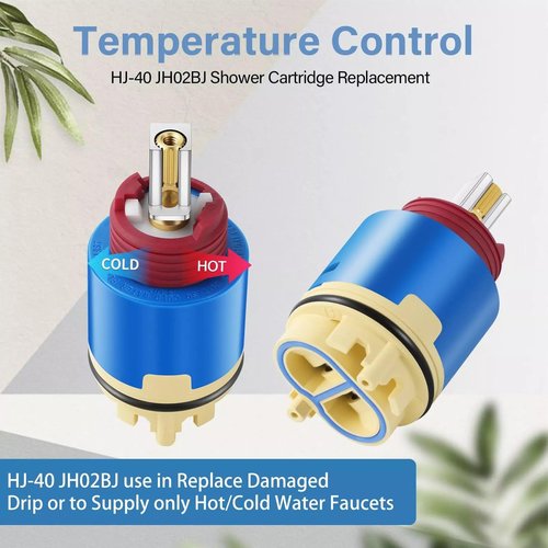 JH02BJ HL-40 Ceramic Pressure Balance Cartridge 40mm Shower Faucet Cartridge Replacement