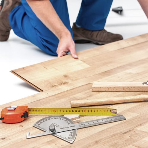 LYFJXX Stainless Steel Angle Protractor, 0-180 Degrees, 10 cm Woodworking Ruler, Angle Measure Tool