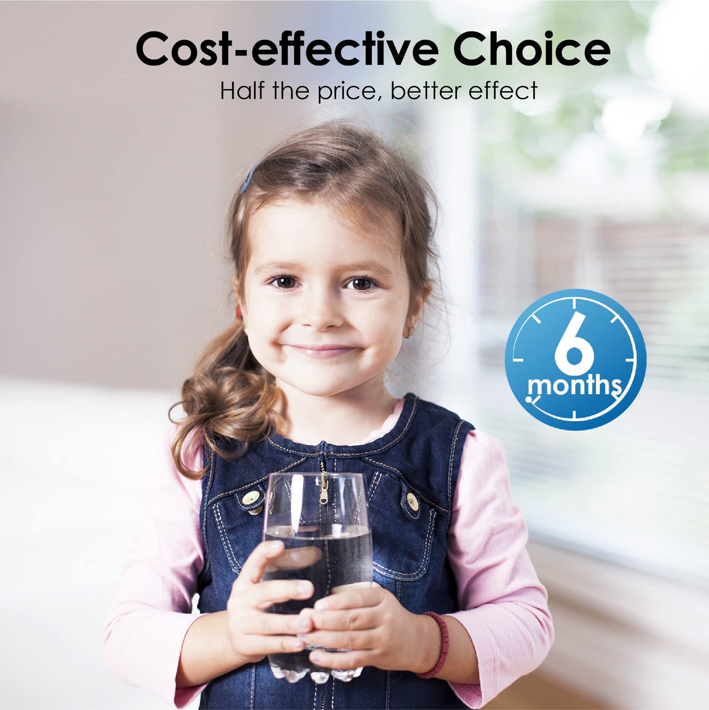 Waterdrop Replacement for GE® RPWFE®, RPWF (Built-in CHIP) Refrigerator Water Filter, Compatible with GFE28GYNFS, GFE28GELDS, PFE28KELDS, PFE28KYNFS, GFD28GELDS, PWE23KELDS, PWE23KMKES