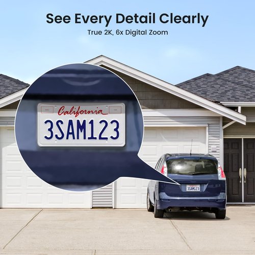 AOSU Solar Security Cameras Wireless Outdoor, 2K QHD Home Security System, 4-Cam Kit with 166° Ultra-Wide View, Cam-to-Cam Sync, 32GB Homebase Local Storage, Color Night Vision, No Monthly Fee