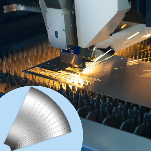 30 Pieces Shim Stock Assortment Metal Shim Stock 304 Stainless Steel Strips 1" Width x 6" Length, 0.0007", 0.001", 0.0015", 0.002", 0.003", 0.004", 0.005", 0.006", 0.008", 0.01" Thickness Metal Shims