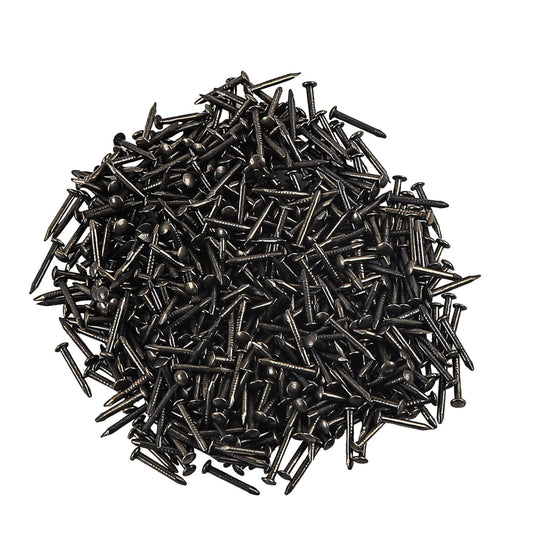newlng 500PCS Small Nail Round Head Tiny Nails String Art Nails Hand-Made Hardware Accessories Fasteners 1 X 10mm/0.04"X0.4"(DXL) Bronze