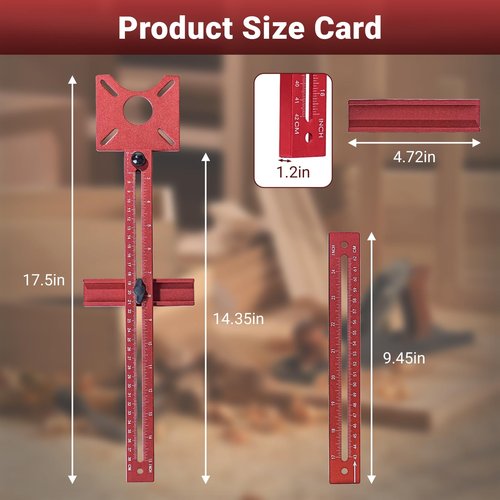 BEHESINEW Router Jig Kit 2025 | 24" 4-in-1 Woodworking Guide System, Adjustable Router Circle Cutting Jig with 610mm Sliding Rail for Cabinets, MDF, Hardwood