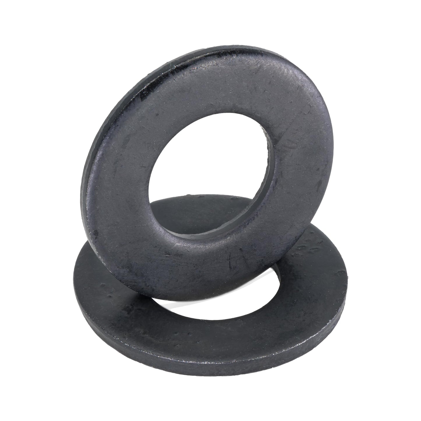 Black Washer Fits 3/8" Diameter Screw Size (50 pcs), 13/16" Outside Diameter, Steel with Weatherproof Black Ruspert Coating for Outdoor Use by Makers Bolt