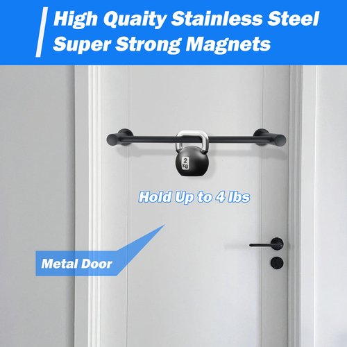Magnetic Towel Bar for Refrigerator, 14-25" Adjustable Stainless Steel Magnetic Rod, Multi-Functional Magnetic Rack Holder for Kitchen Towel, Class Room Flip Calendar, Anchor Chart Paper 1 Pack