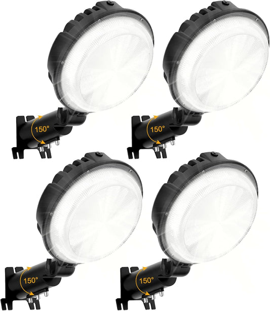 LED Barn Light, 150W 20000LM Yard Area Lights Dusk to Dawn Outdoor Lighting with Photocell 6500K Adjustable Angle Daylight IP66 Waterproof Street Lights for Security/Farmhouse/Garage