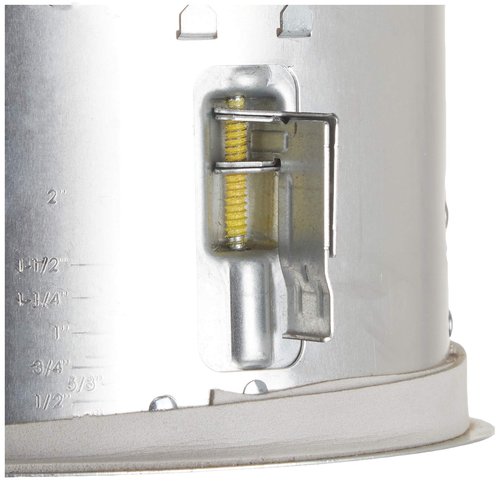 HALO E27RICAT E26 Series Recessed Lighting Shallow Remodel Insulation Contact Rated Air-Tite Housing, 6", Aluminum