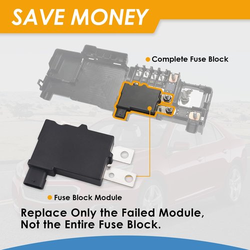 KITONLA 601-700 Fuse Block Module, Compatible with Chevrolet Malibu 2014-2015 Chevrolet Malibu Limited 2016, OE# 23223079