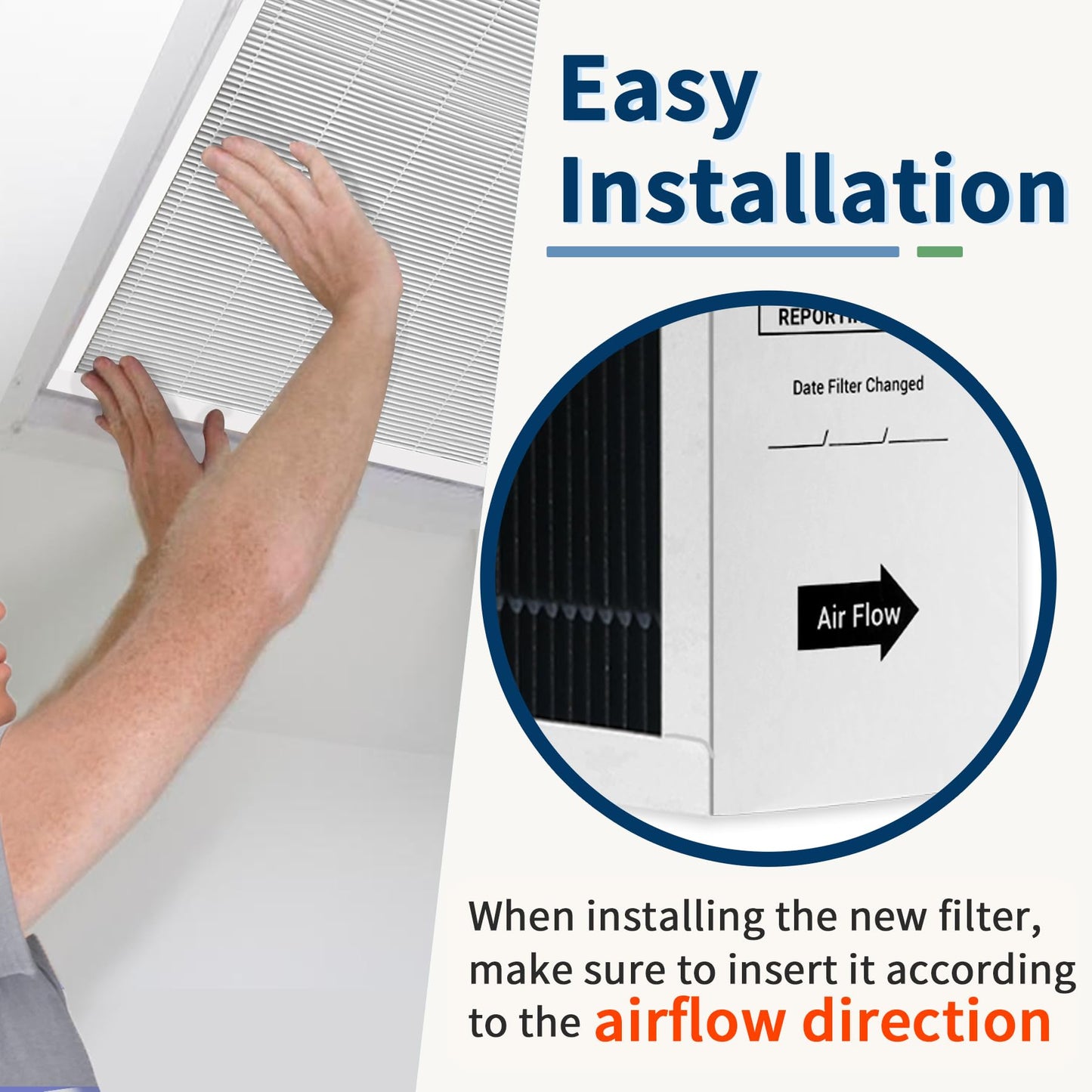 2 Pack 16x26x5 MERV 16 Replacement Filter,Replacement for Lennox 6605 Air Filter and Compatible with PureAir PCO3-16-16 Air Purifier