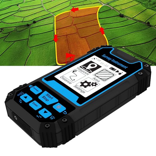 Land Meter Survey Meter, Handheld Surveyor Area Measuring Tool GNSS with 2.4in Screen, Area Surveying Equipment Instrument for Outdoor Distance