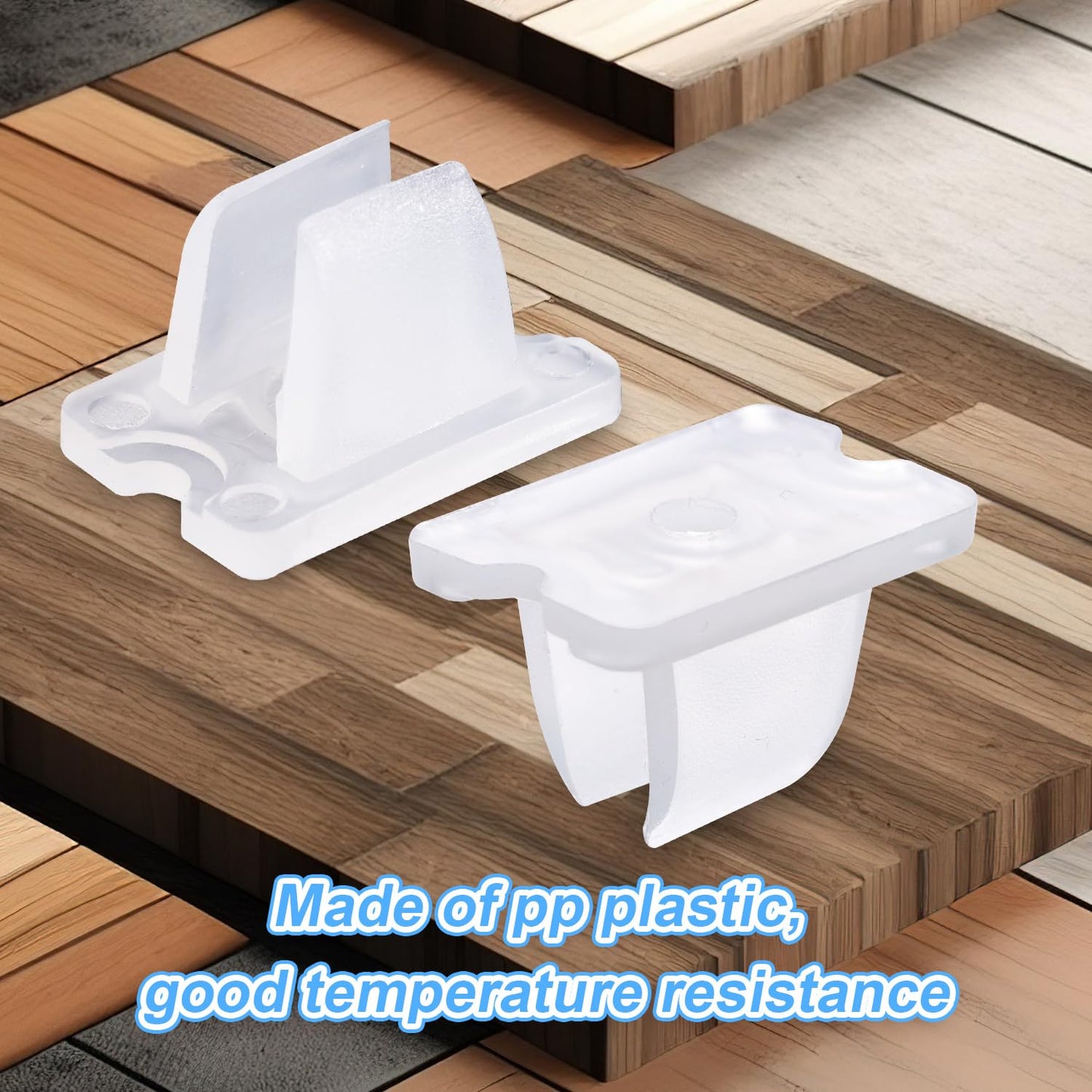 lasuroa 40pcs LED Light Strip Mounting Clips, Fixing Clamps with Screws Mounting Brackets for 5mm to 6mm Neon & LED Strips Rope Ideal for Home and DIY Lighting Projects