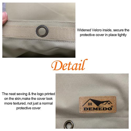 Backflow Preventer Insulation Cover - Water Pipe Insulation Sprinkler Cover for Outside - Insulated Backflow Cover Pouch for Irrigation Back Flow Valve in Winter or Sun Exposure (20" W x 26" H, Sand)