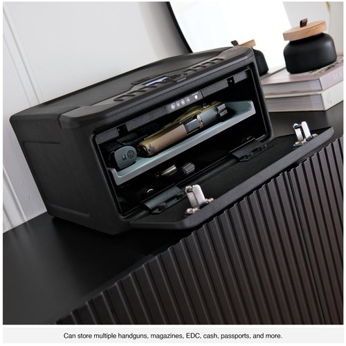VAULTEK MR Series Dual Layer Handgun Safe Multiple Pistol Storage Safe with Backlit Keypad and Auto-Open Door (Essential)