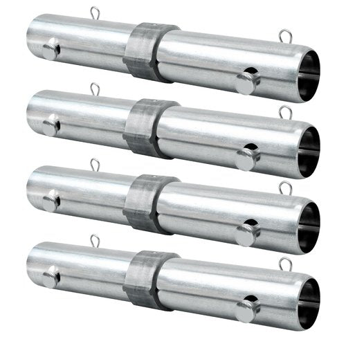 1-5/16"OD Scaffolding Pins, JUKFITA Scaffolding Equipment for Small Building Tasks, 4 Pack Scaffolding Coupling Pins, Includes 8 Spring Retainers