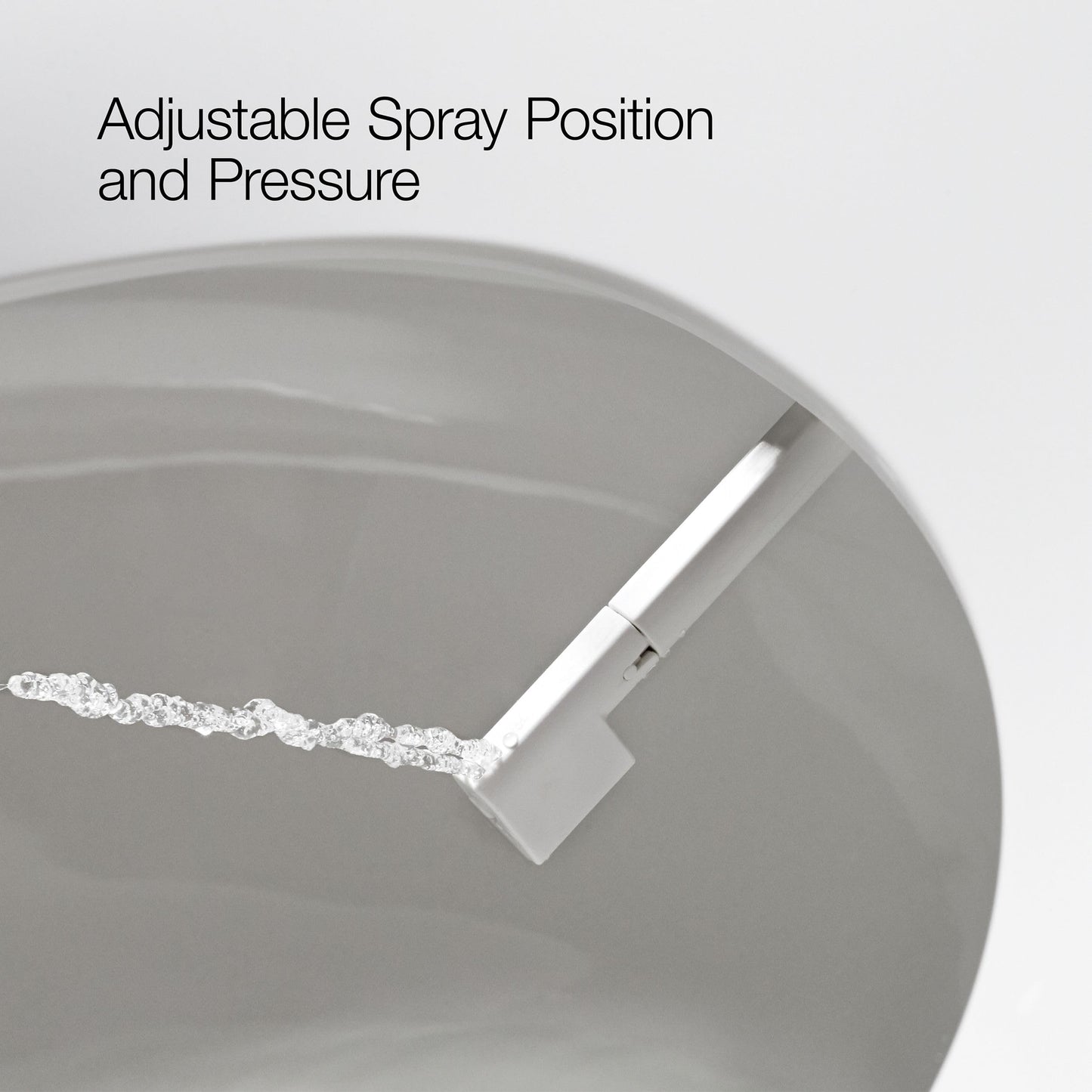 Kohler PureWash M300 Manual Elongated Bidet Toilet Seat, Chrome Handle, Quiet-Close Lid Prevents Slamming, Toilet Bidet, Easy Installation with Quick-Release Hinges, Self-Cleaning Wand