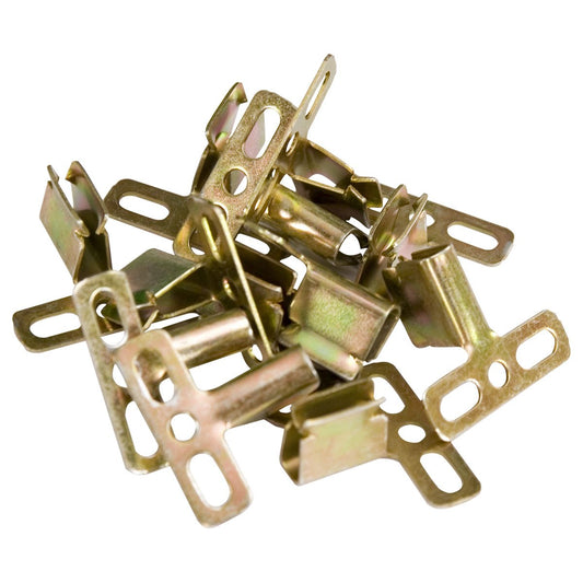 Mid America Steel Shutter Clips for Vinyl Shutters - Bag of 12
