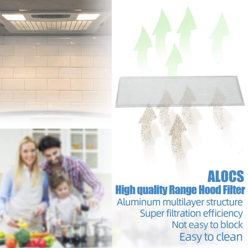 Range Hood Filter Replacement for Broan S99010370 - Replaces AP5950107, 99010370, 2002603, B08087661, B08087922, SB08087661 Aluminum Grease Filter