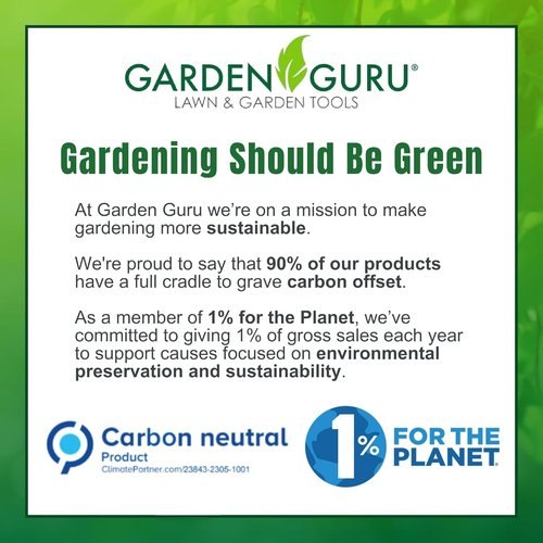 GARDEN GURU Hedge Shears Clippers for Trimming & Shaping Borders, Boxwood, Decorative Shrubs, Bushes, Grass – 15 inch High Carbon Steel Gardening Hedge Clippers & Shears with Comfort Grip Handles