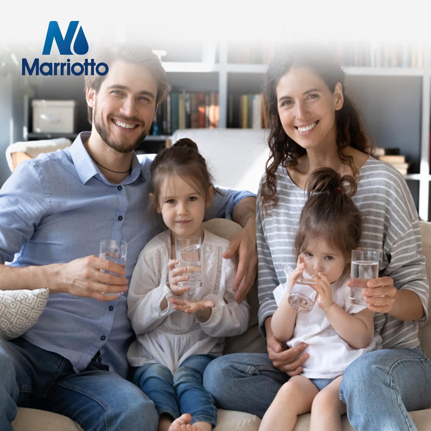 MARRIOTTO Genuine GE XWF Replacement Water Filter - Compatible with GE French-Door Refrigerators - 1 Pack (Not XWFE)