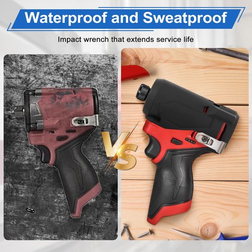 49-16-3453 Impact Protective Boot Fit for 3453-20 Impact Driver Compatible with 1/4 Inch Short Handle Wrench Tool Cover