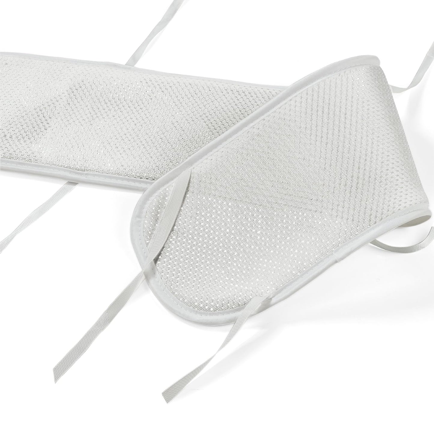 AOTSTND Crib' Rail Covers for Teething,Liner Sets,Anti-Collision |- Easy Install (Gray-01)