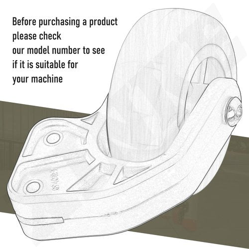10940 Tip & Glide Wheel Kit Compatible with Little Gia-nt Ladders Without Wheels, Also for Multi-Position Ladders, Included Hrill bit, Wrench - Ladder Accessory
