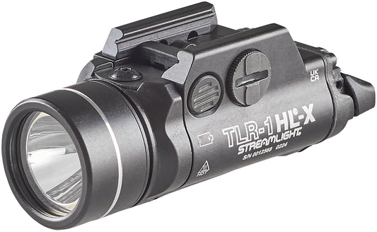 Streamlight 69501 TLR-1 HL-X USB 1500-Lumen 15000 Candela Rechargeable Rail-Mounted Tactical Weapon Light with Specific Compatibility Rail Locating Keys, Black